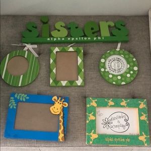 Alpha epsilon phi AEPhi picture frames